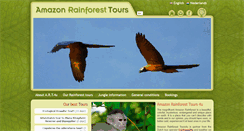 Desktop Screenshot of amazon-rainforest-tours.org